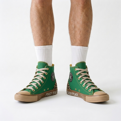 Converse Chuck Taylor All Star Teach Peace Green Brown