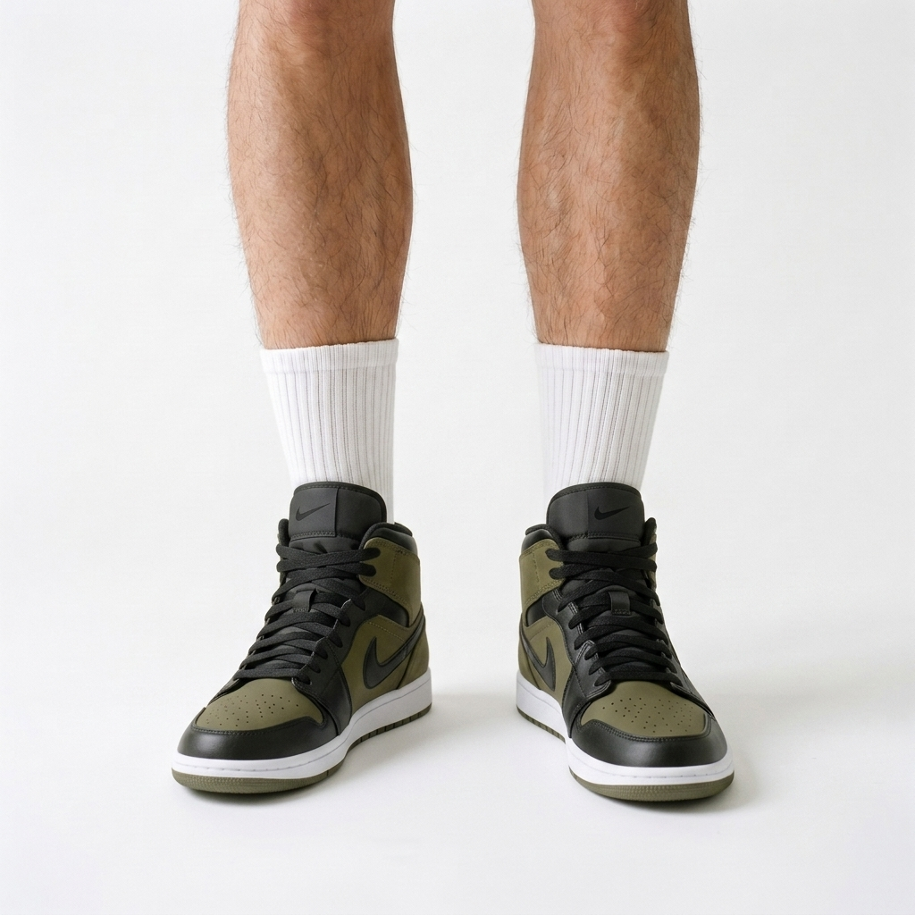 Air Jordan 1 Mid Drab Trench