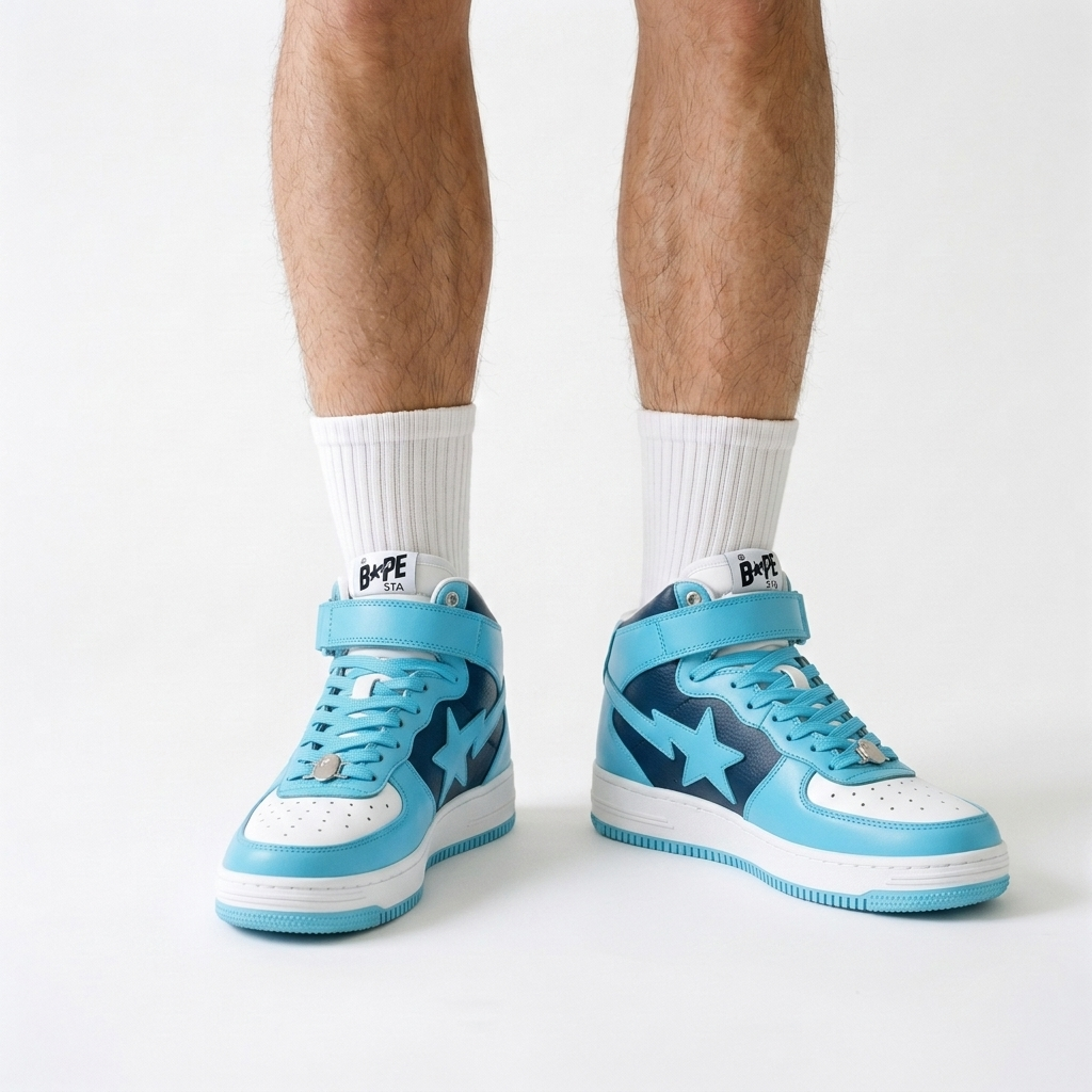 BAPE STA Mid Cyan Submarine