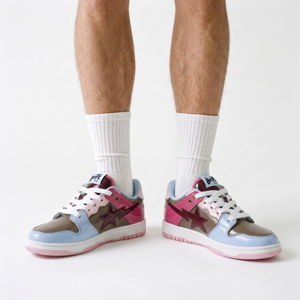 BAPE SK8 STA Sakura Gingersnap
