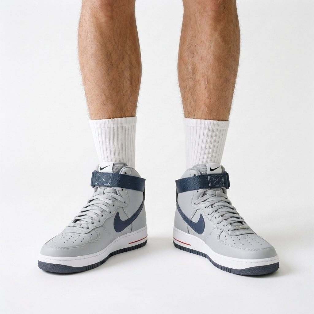 Nike Air Force 1 High Battleship Signal