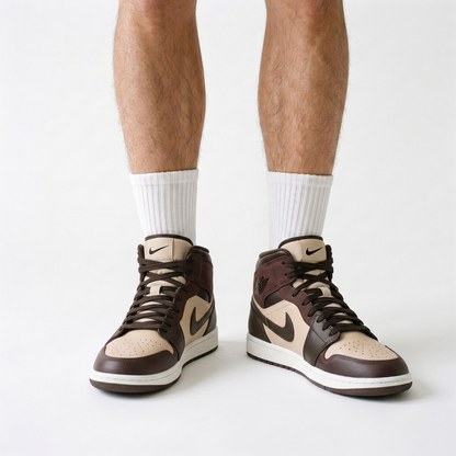 Air Jordan 1 Mid Praline Eggshell