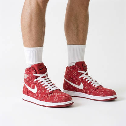 Nike Air Jordan 1 Crimson Monogram