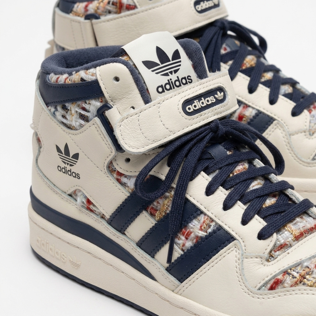 Adidas Forum Mid Vanilla Varsity