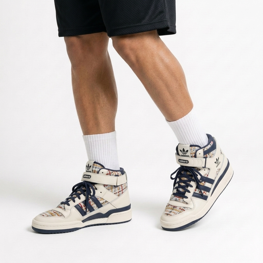 Adidas Forum Mid Vanilla Varsity