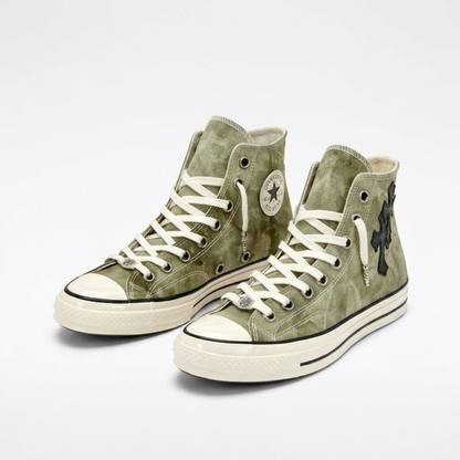 Chrome Hearts x Converse Chuck 70 Olive