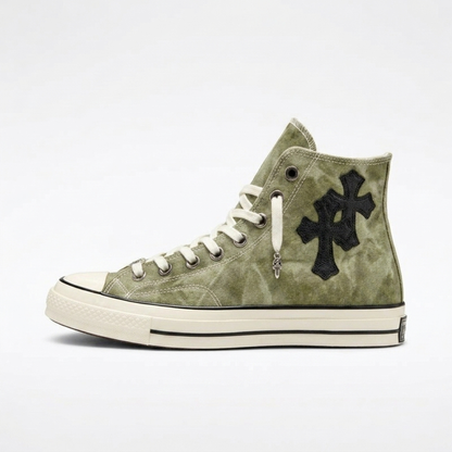 Chrome Hearts x Converse Chuck 70 Olive