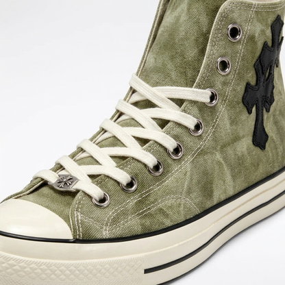 Chrome Hearts x Converse Chuck 70 Olive