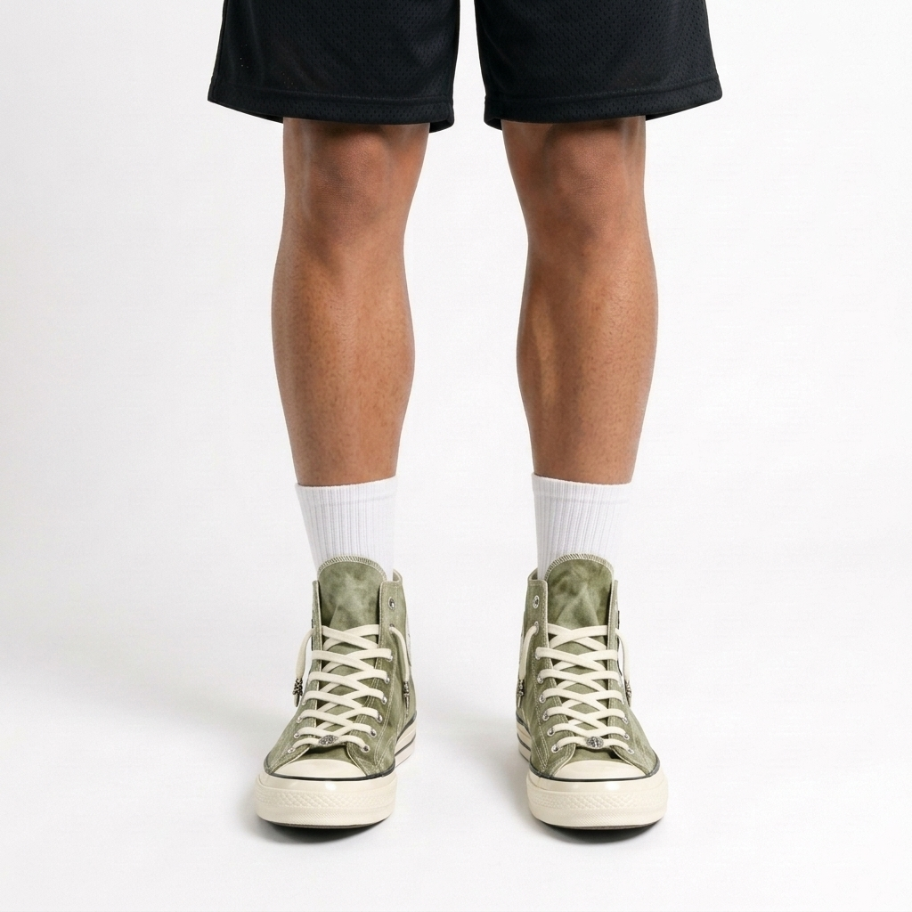 Chrome Hearts x Converse Chuck 70 Olive