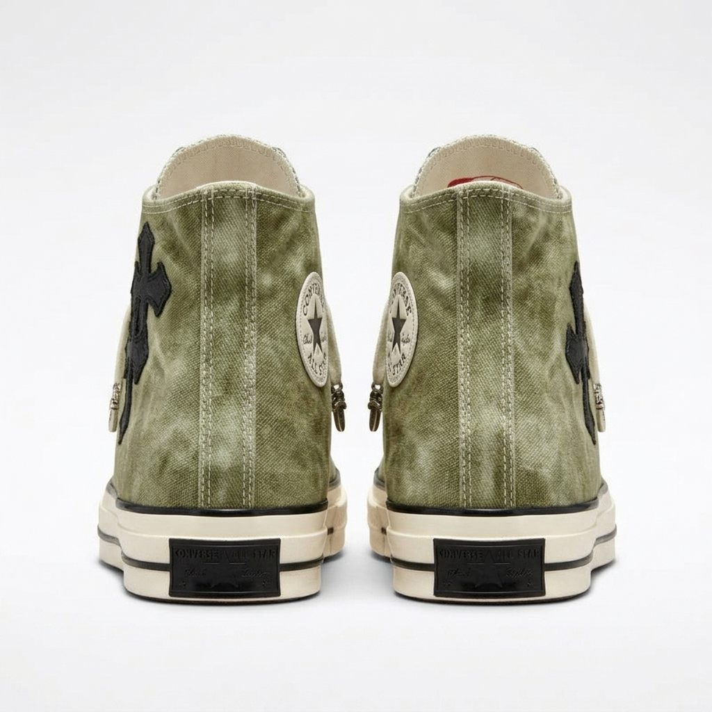 Chrome Hearts x Converse Chuck 70 Olive