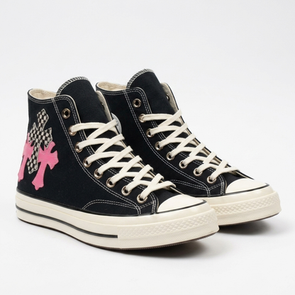 Chrome Hearts x Converse Chuck 70 Black Pink
