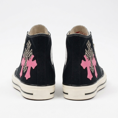 Chrome Hearts x Converse Chuck 70 Black Pink