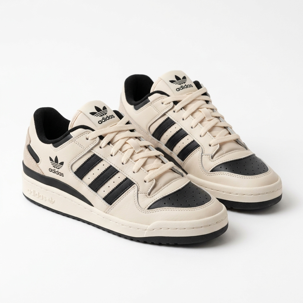 Adidas Forum Low Eggnog Turntable