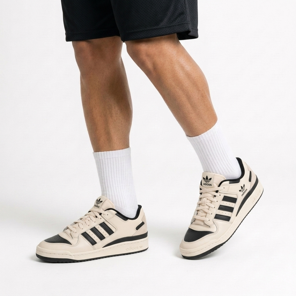 Adidas Forum Low Eggnog Turntable