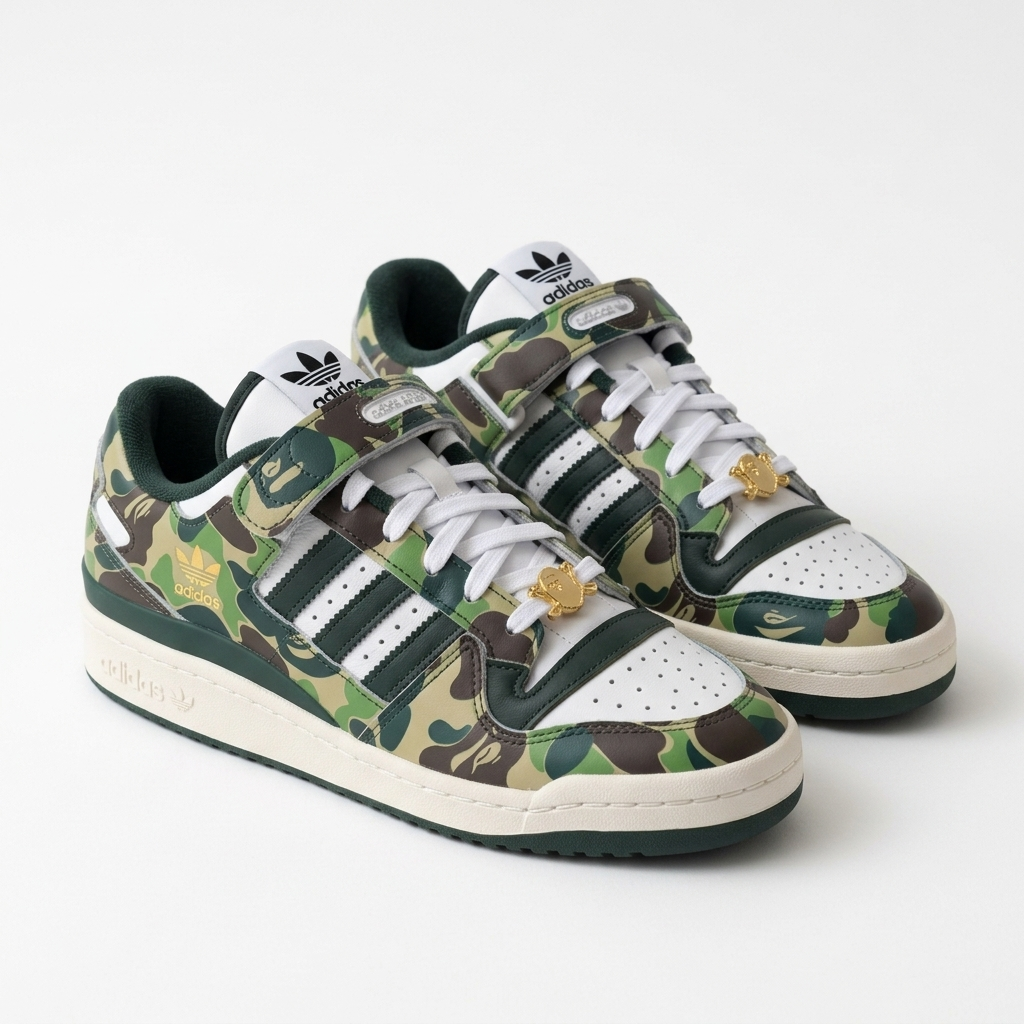 Adidas Forum Low Bape Camo